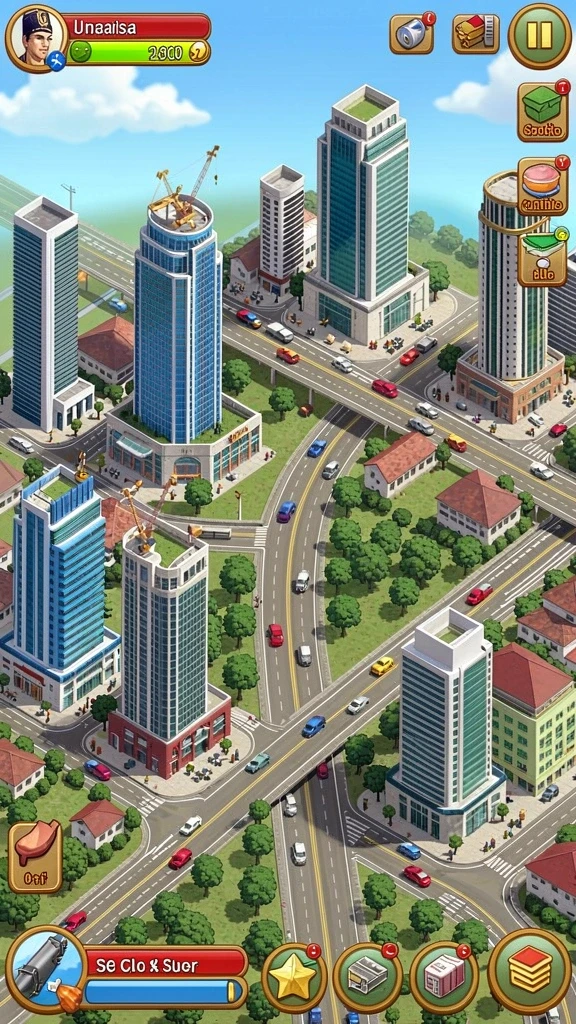 adi99 - Screenshot menunjukkan tampilan level yang penuh warna.