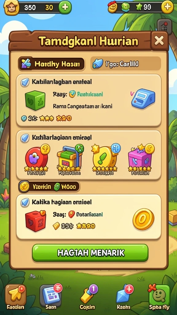 qgluck - Gambaran antarmuka utama QGLUCK yang menarik.